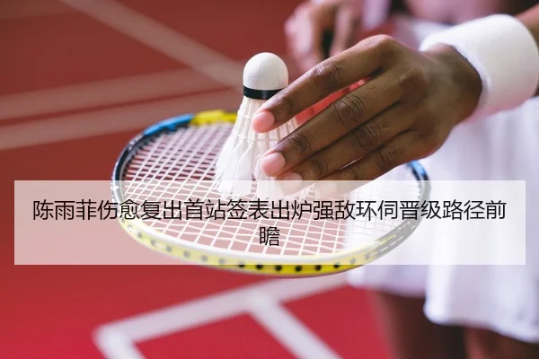 陈雨菲伤愈复出首站签表出炉强敌环伺晋级路径前瞻